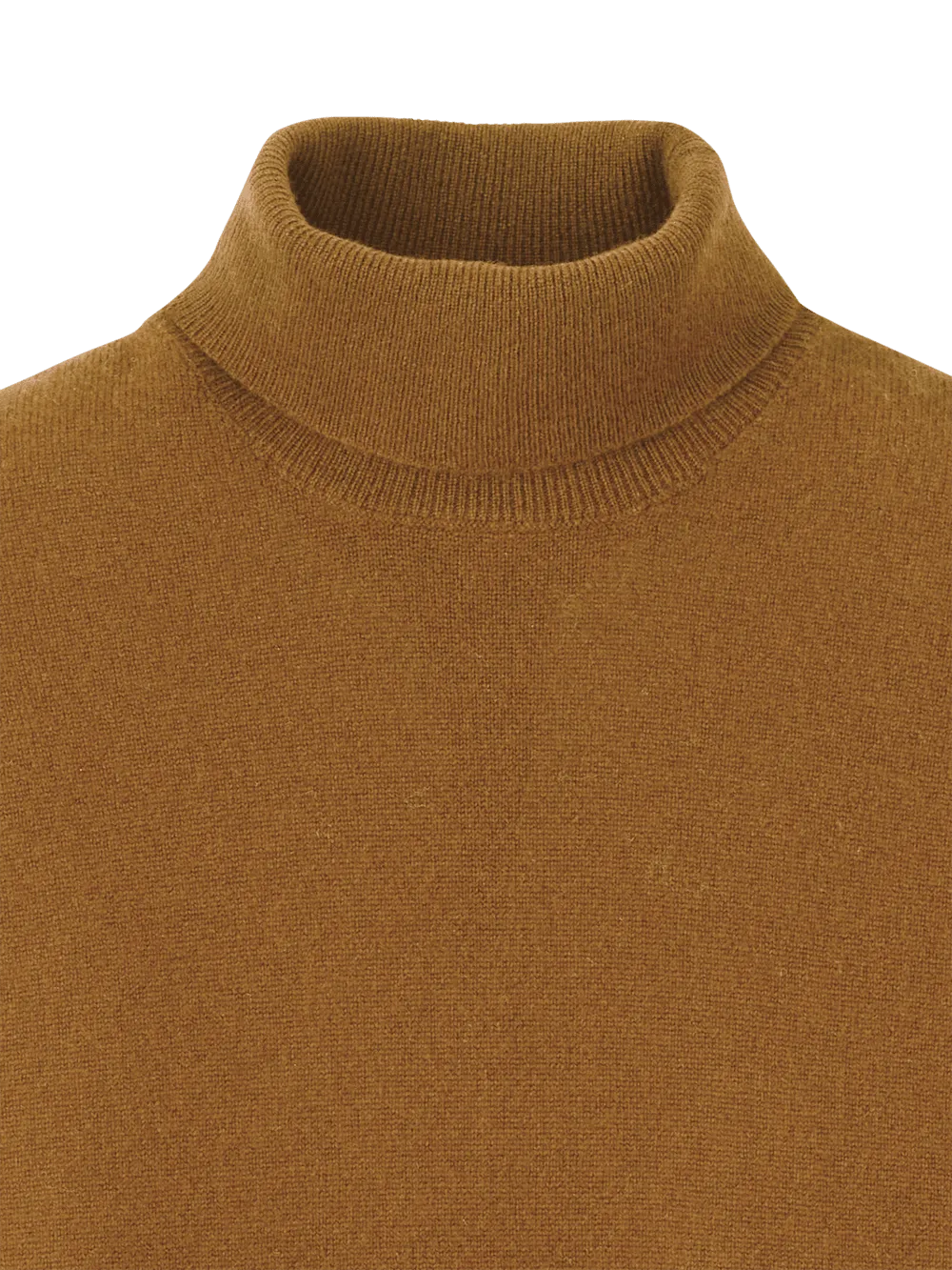 Cashmere Turtleneck Sweater - Brown