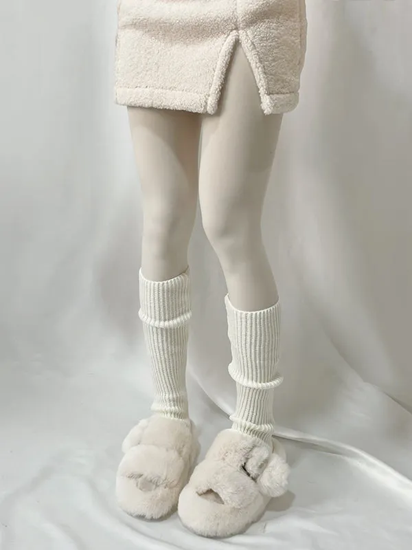 Casual Solid Color Leg Warmers Accessories