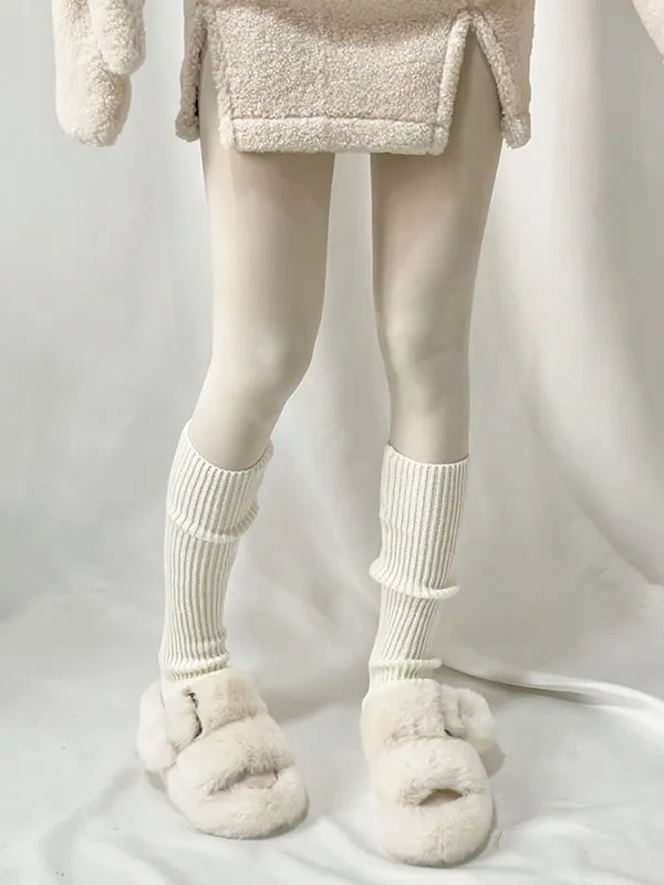 Casual Solid Color Leg Warmers Accessories