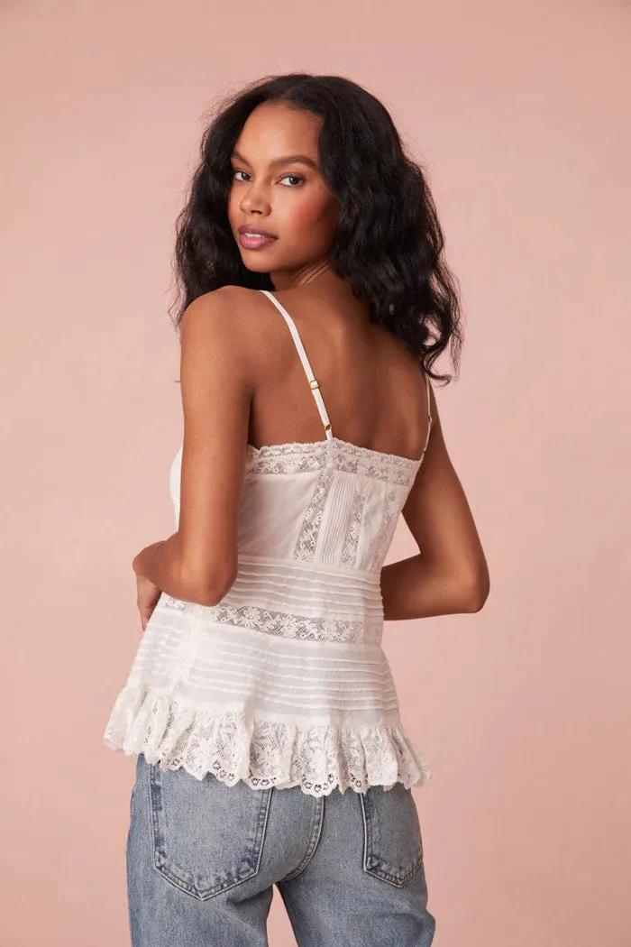 Charlieann Camisole - Bright White