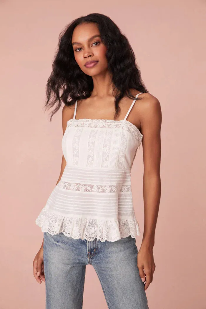 Charlieann Camisole - Bright White