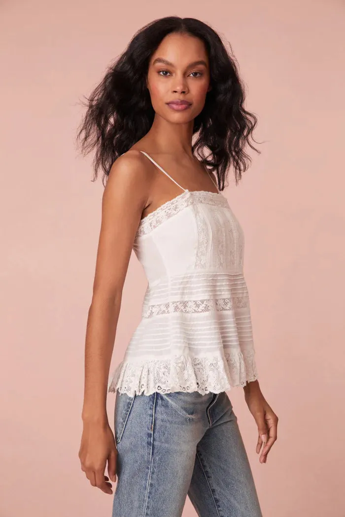 Charlieann Camisole - Bright White