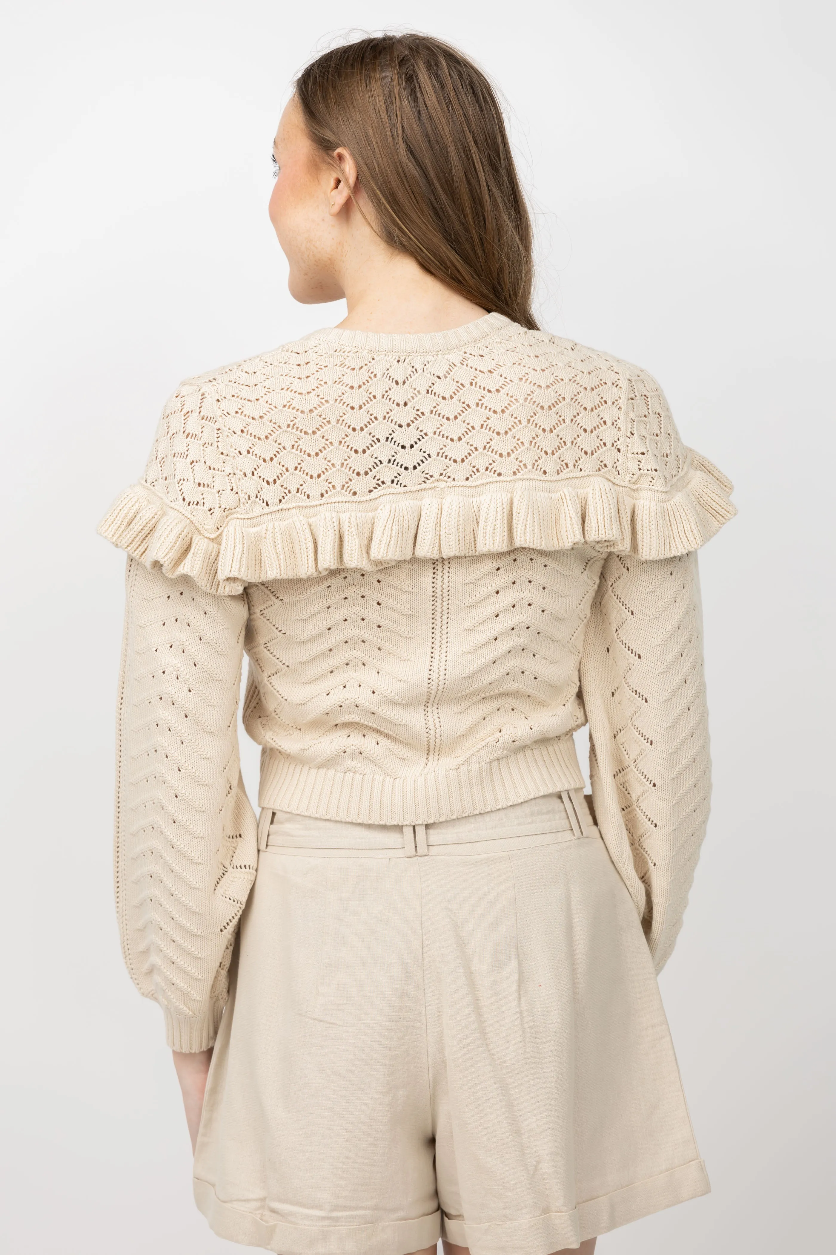 Cleobella Fernanda Sweater in Ivory