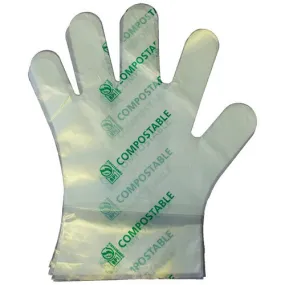 Compostable Food Service Preparation Gloves - Medium