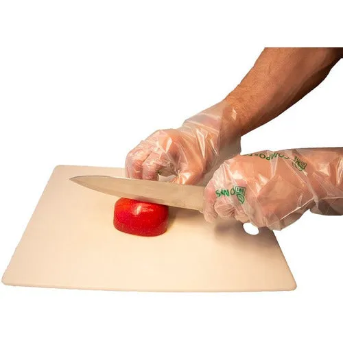 Compostable Food Service Preparation Gloves - Medium