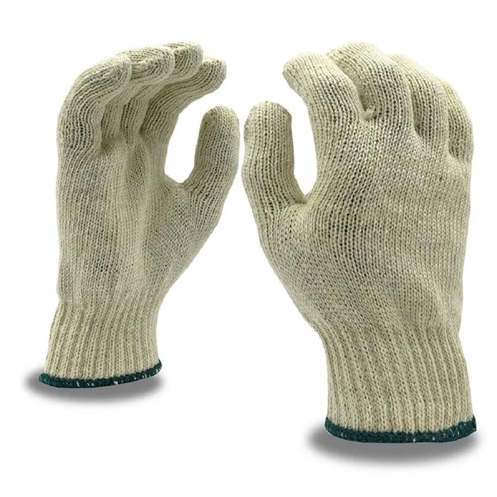 Cordova 3400M 7-Gauge Medium-Weight Machine Knit Gloves, Natural, Medium, 1 Dozen