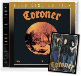 CORONER - R.I.P.   Collector Card (*NEW-GOLD MAX CD, 2022, Brutal Planet) elite Swiss Thrash Metal