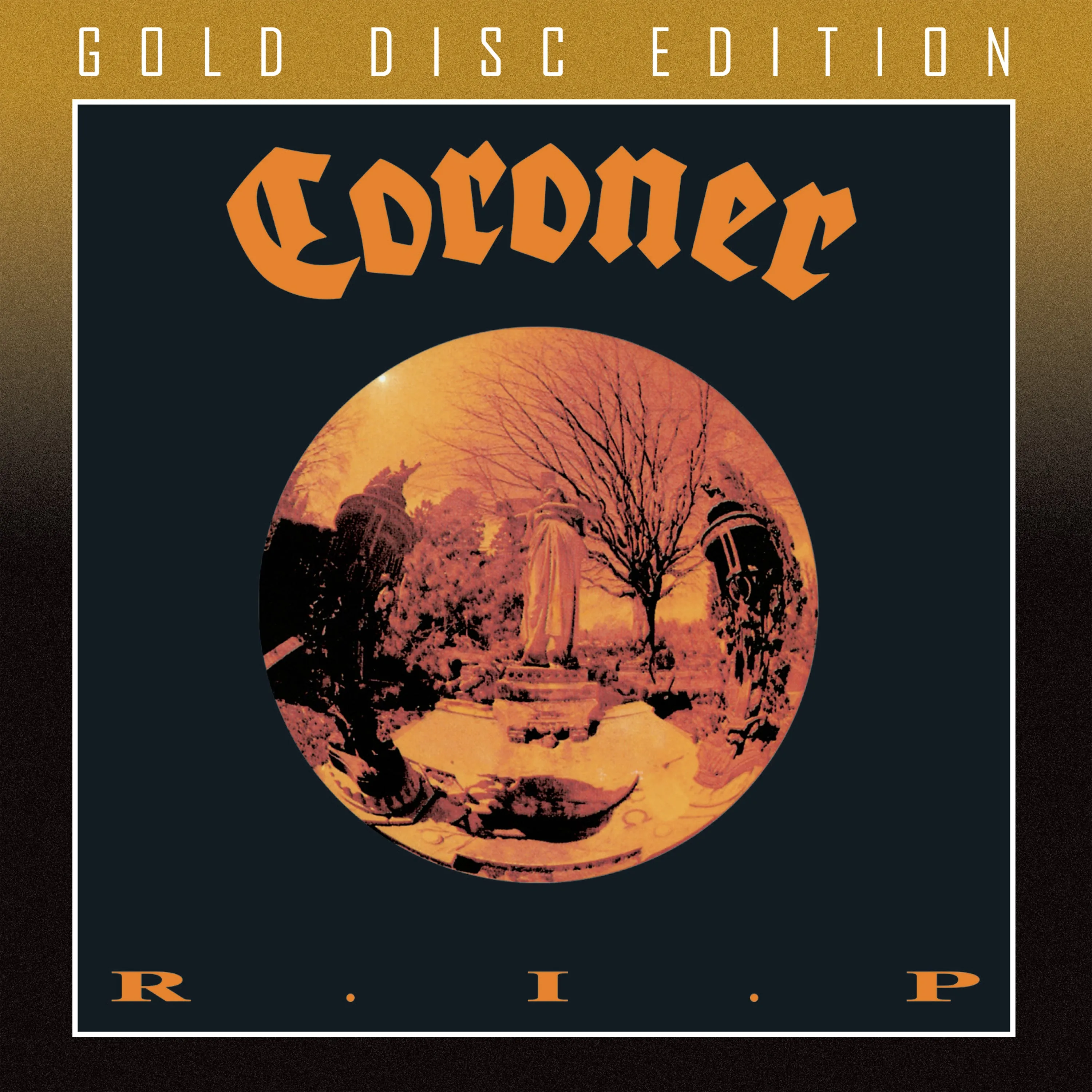 CORONER - R.I.P.   Collector Card (*NEW-GOLD MAX CD, 2022, Brutal Planet) elite Swiss Thrash Metal