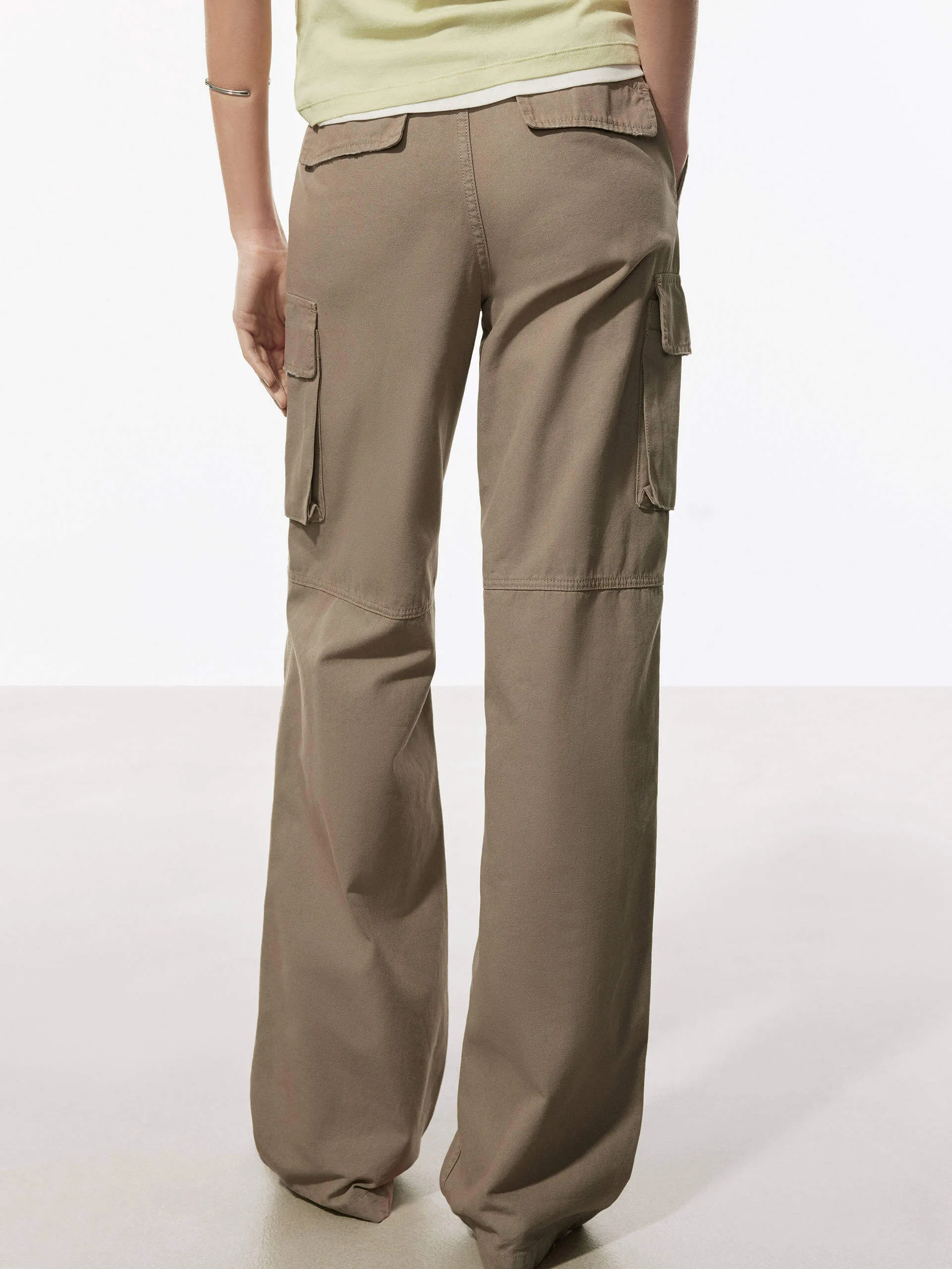 Cotton Cargo Pocket Pants