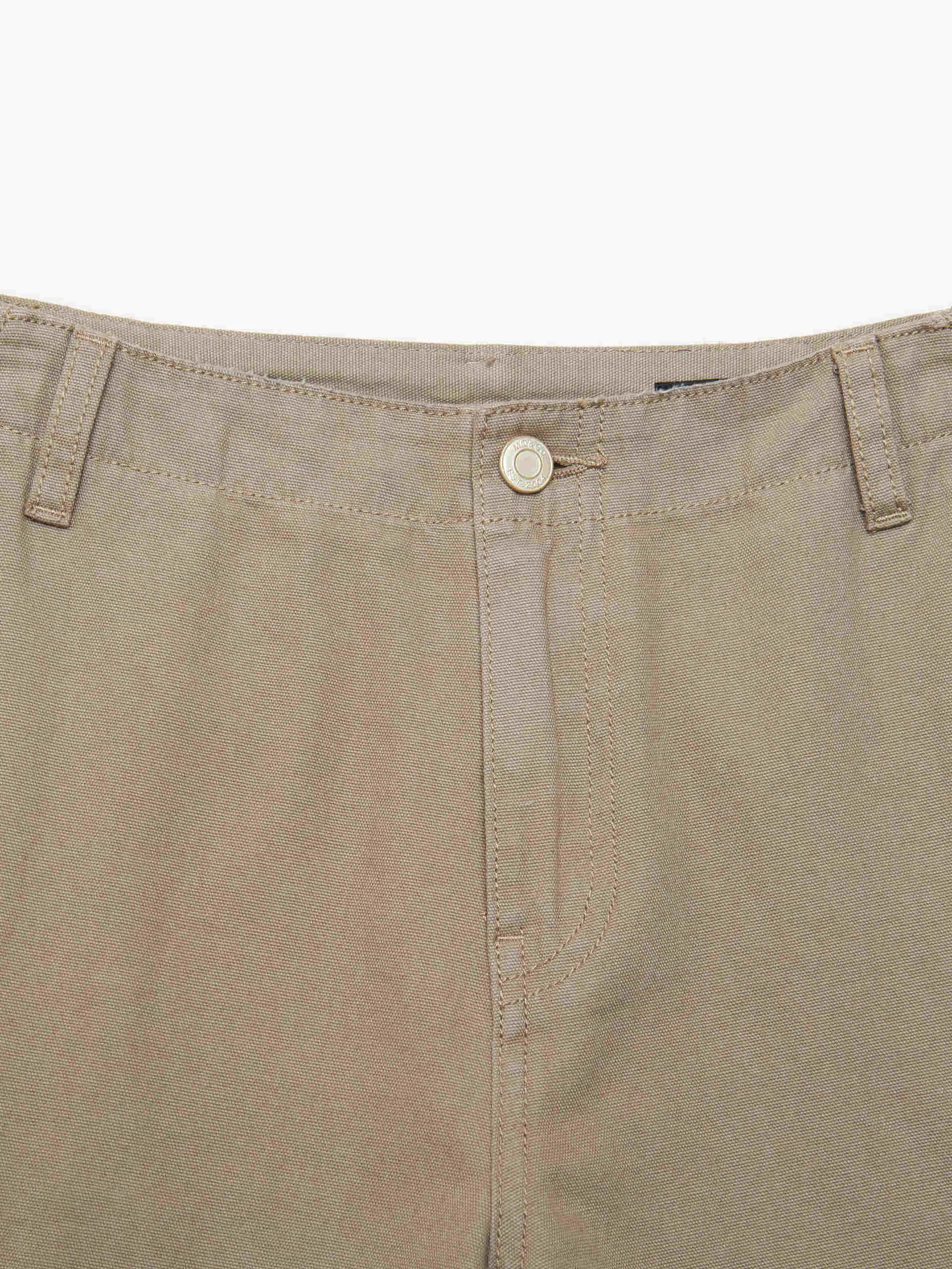 Cotton Cargo Pocket Pants