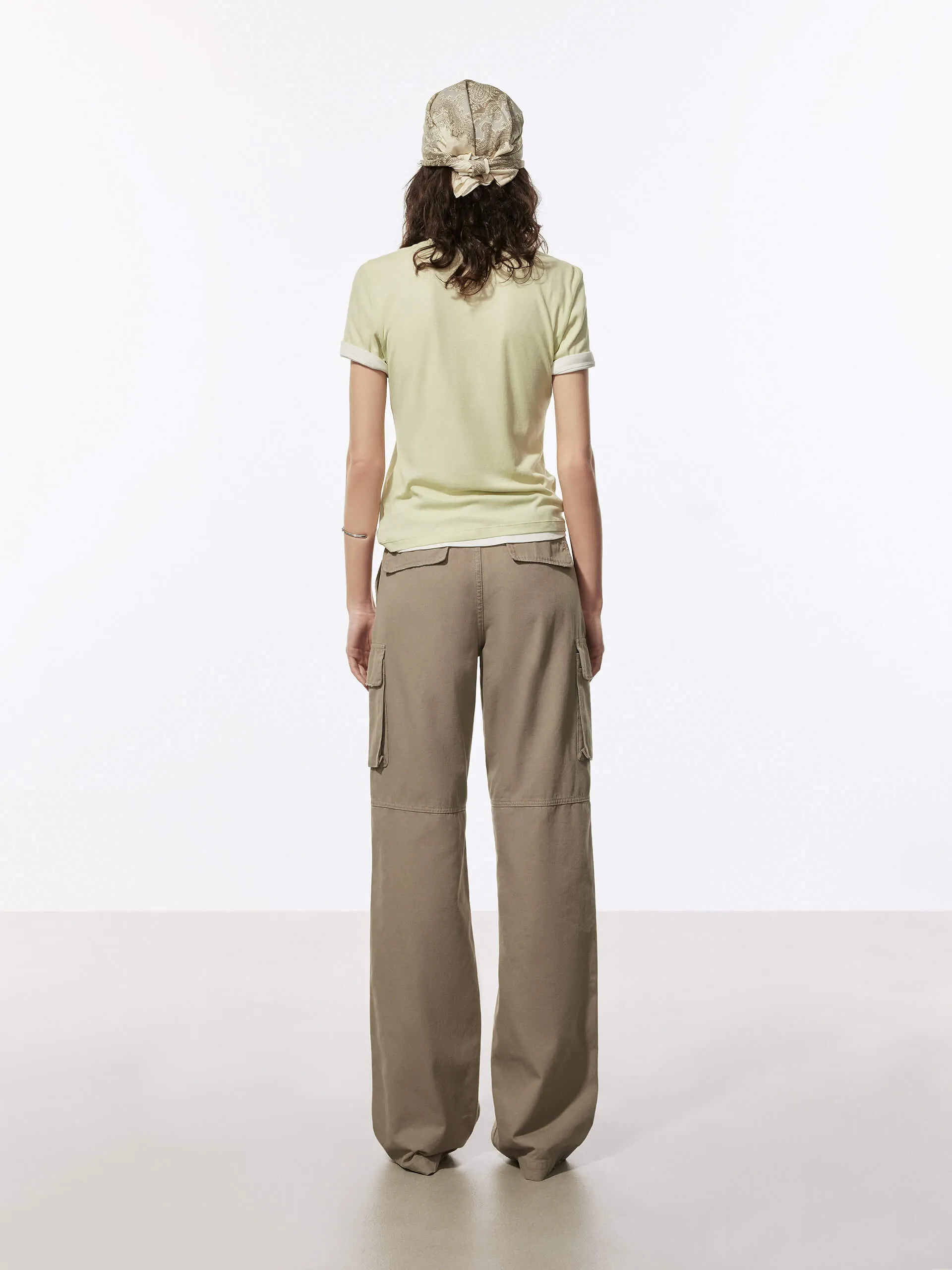 Cotton Cargo Pocket Pants