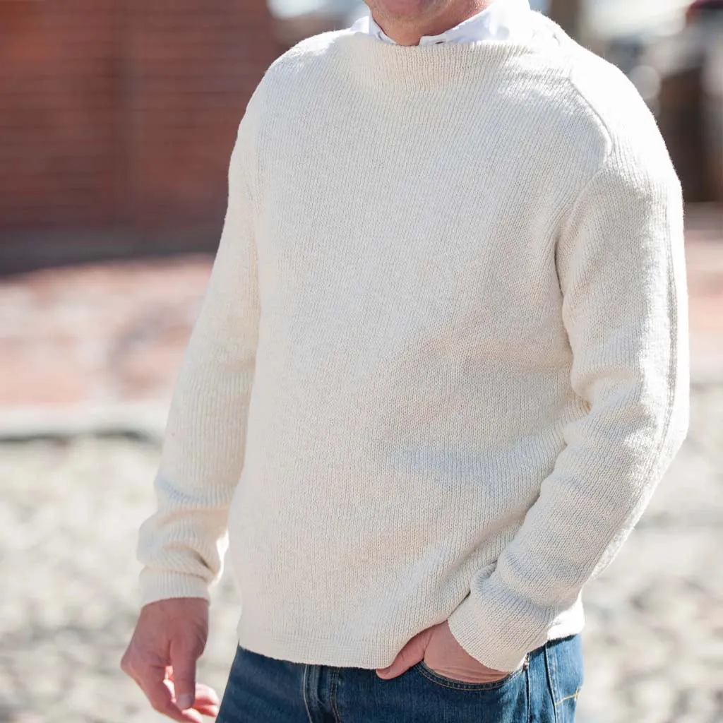 Cream Boatneck Sweater