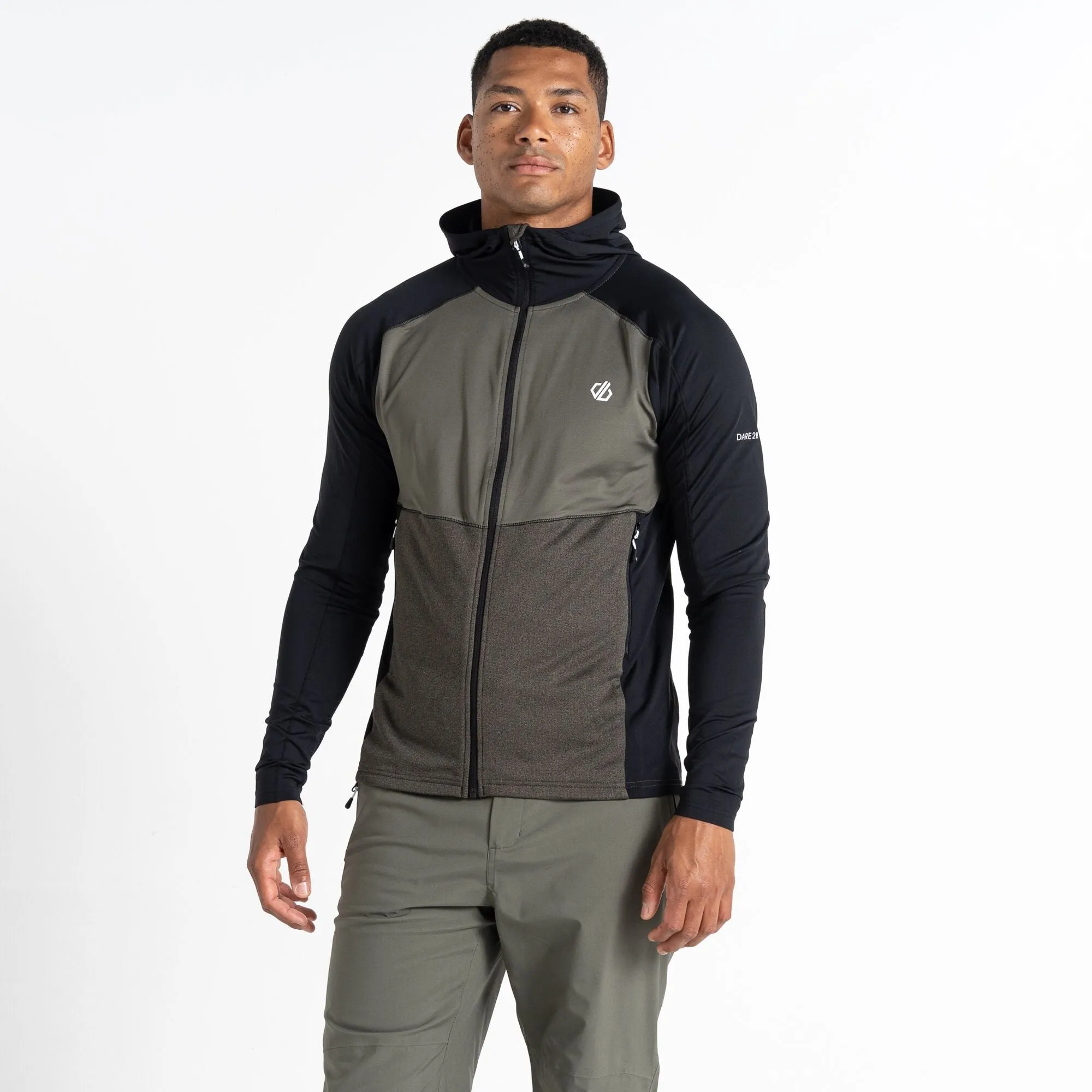 Dare2B Men's Assimilate Hooded Core Stretch Midlayer