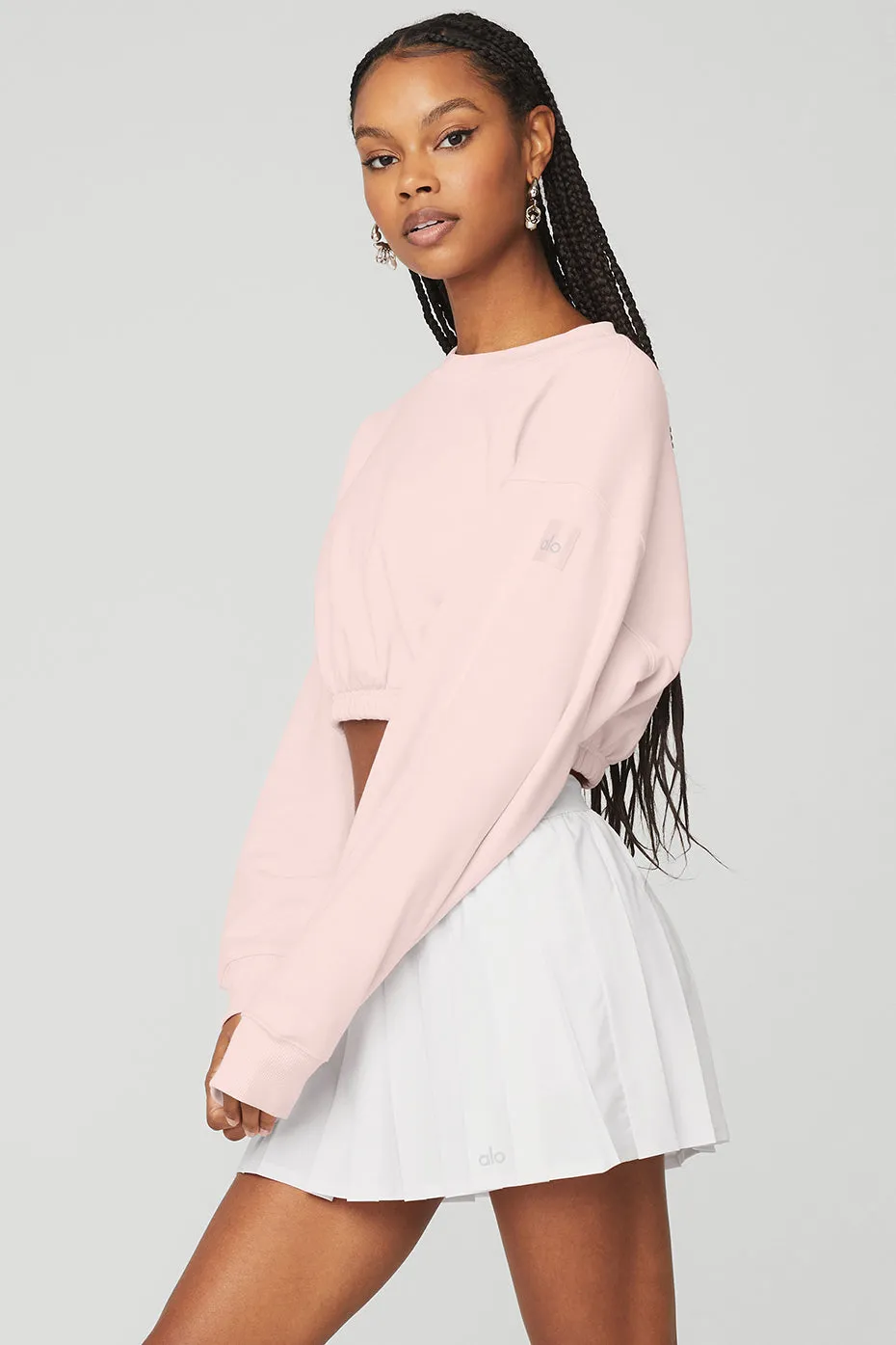 Devotion Crew Neck Pullover - Pink Sugar