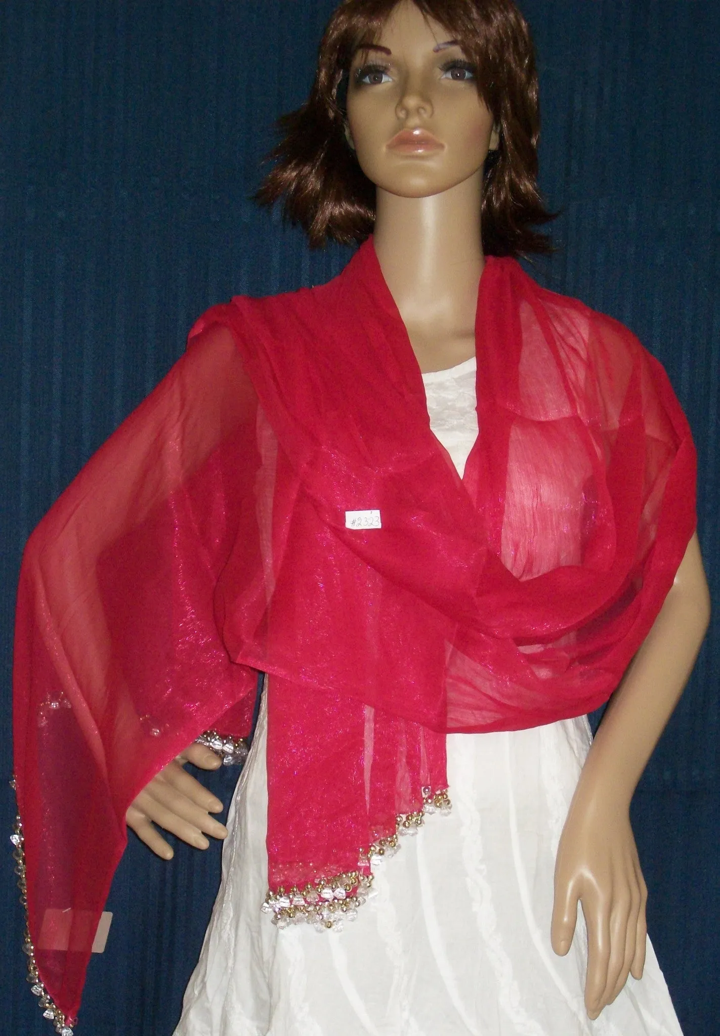 Dupatta Scarf Stole Shawl Wrap Pink