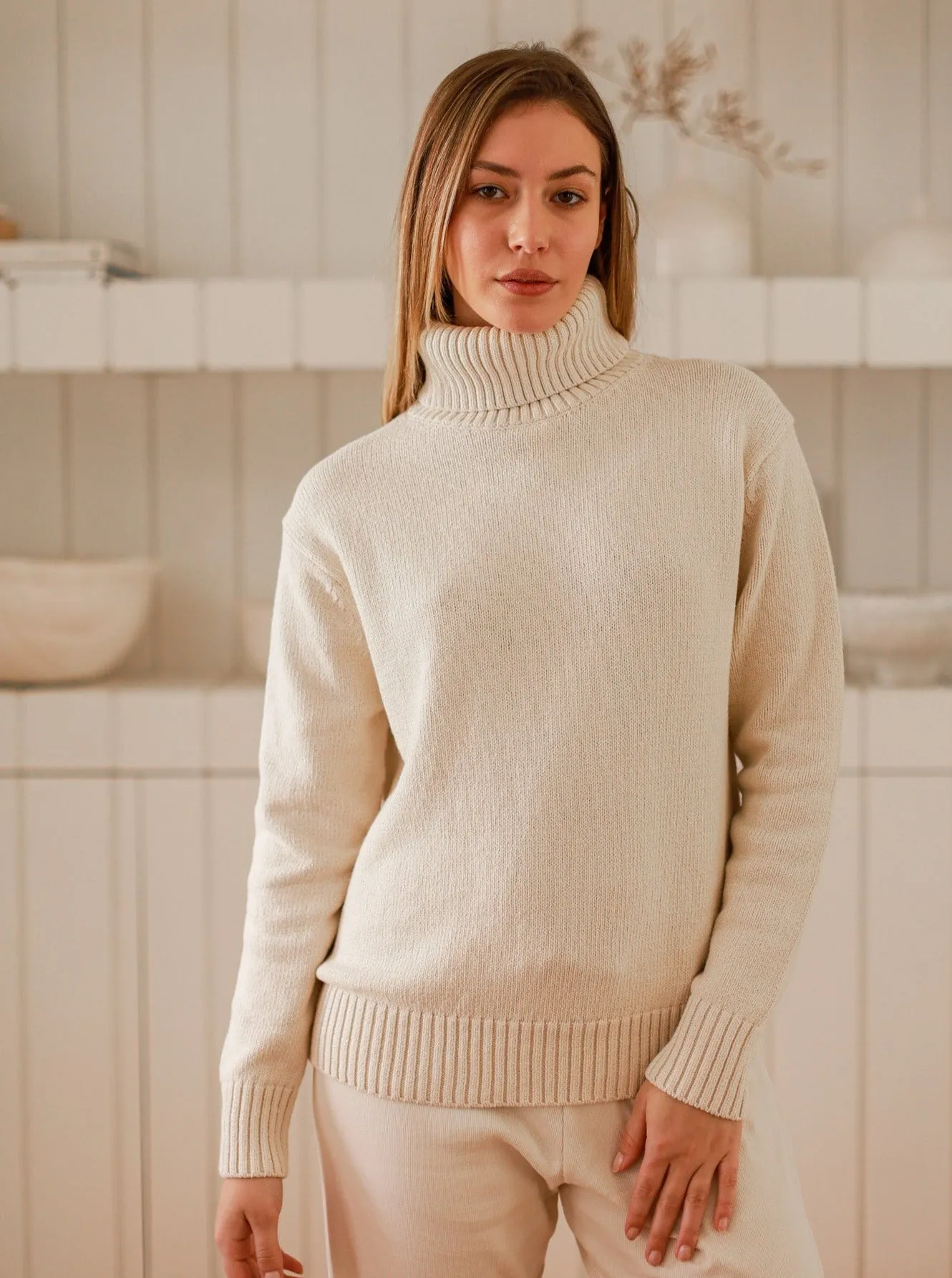 Elizabeth Cotton Turtleneck Sweater