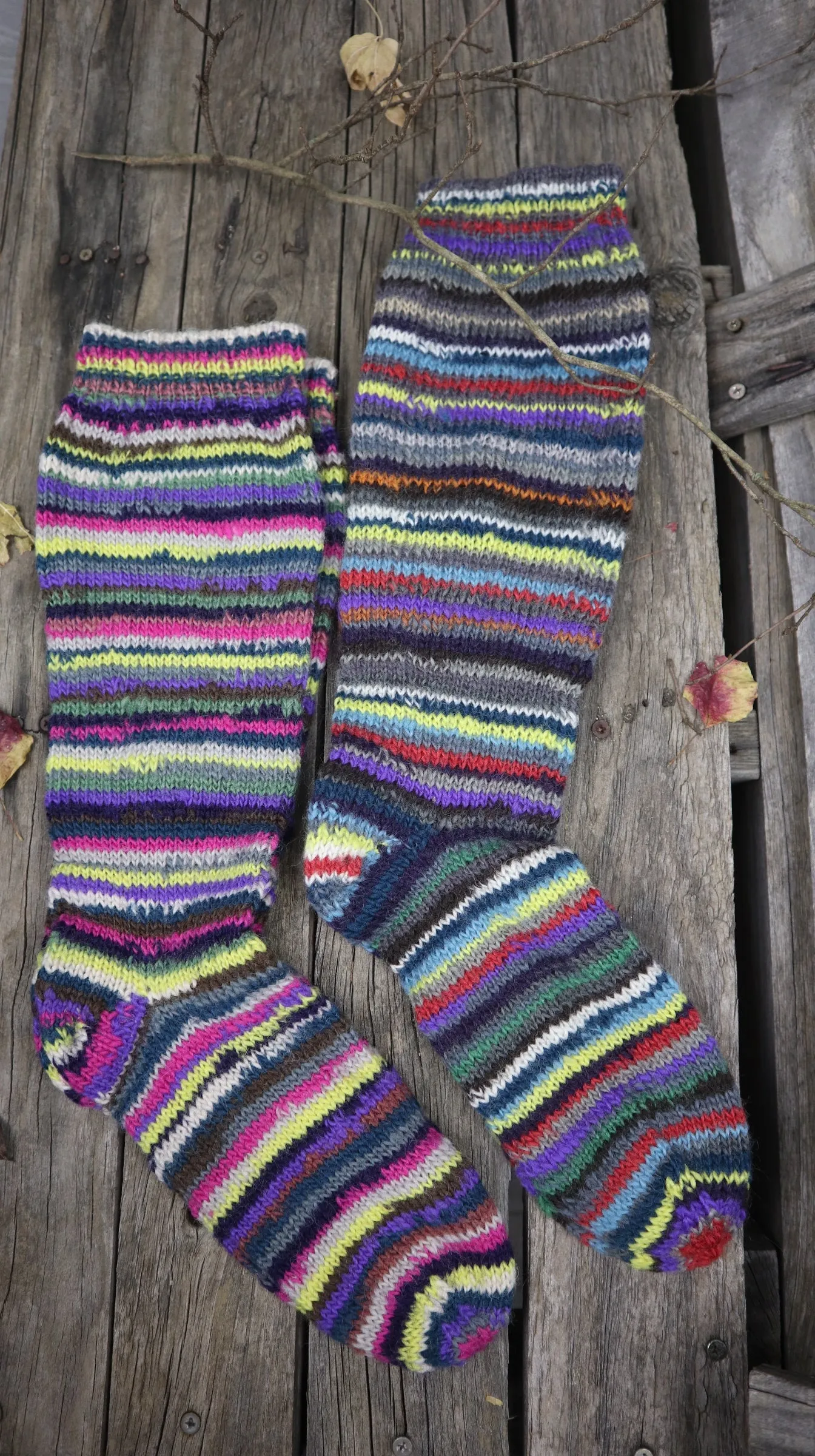 Fair Trade Ethical Adult Striped Socks