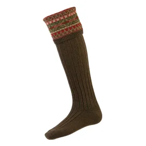 Fairisle Socks - Bracken by House of Cheviot