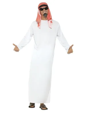 Fake Sheikh Costume, White