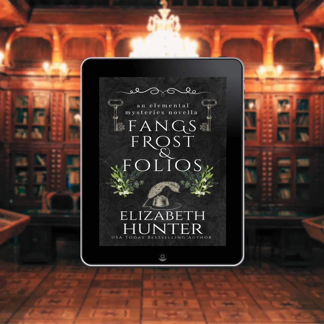 Fangs, Frost, and Folios (Elemental Mysteries/World Book 13)