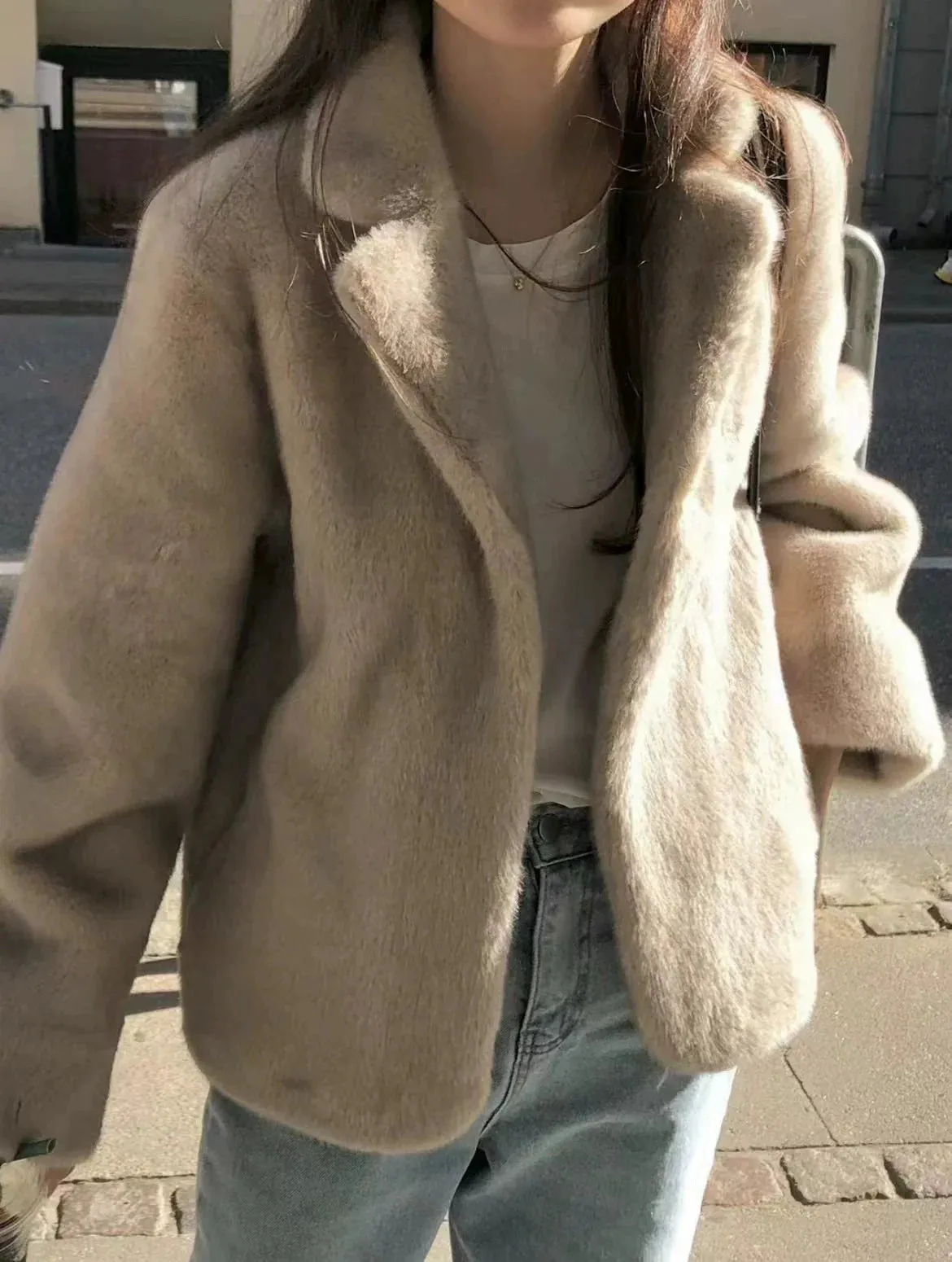 Fashionkova Ave Teddy Coat