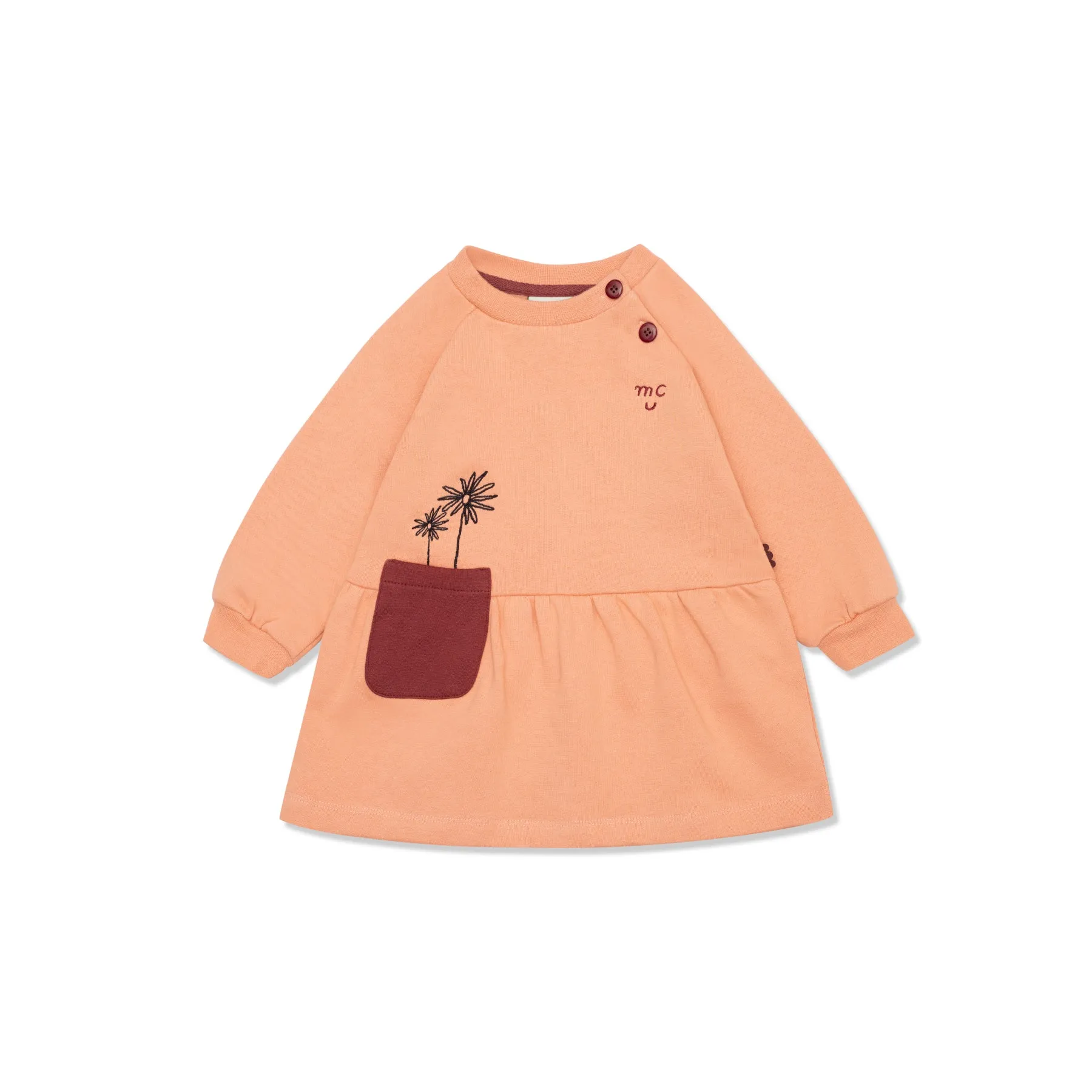 Floral Bloom Pocket Kid Dress