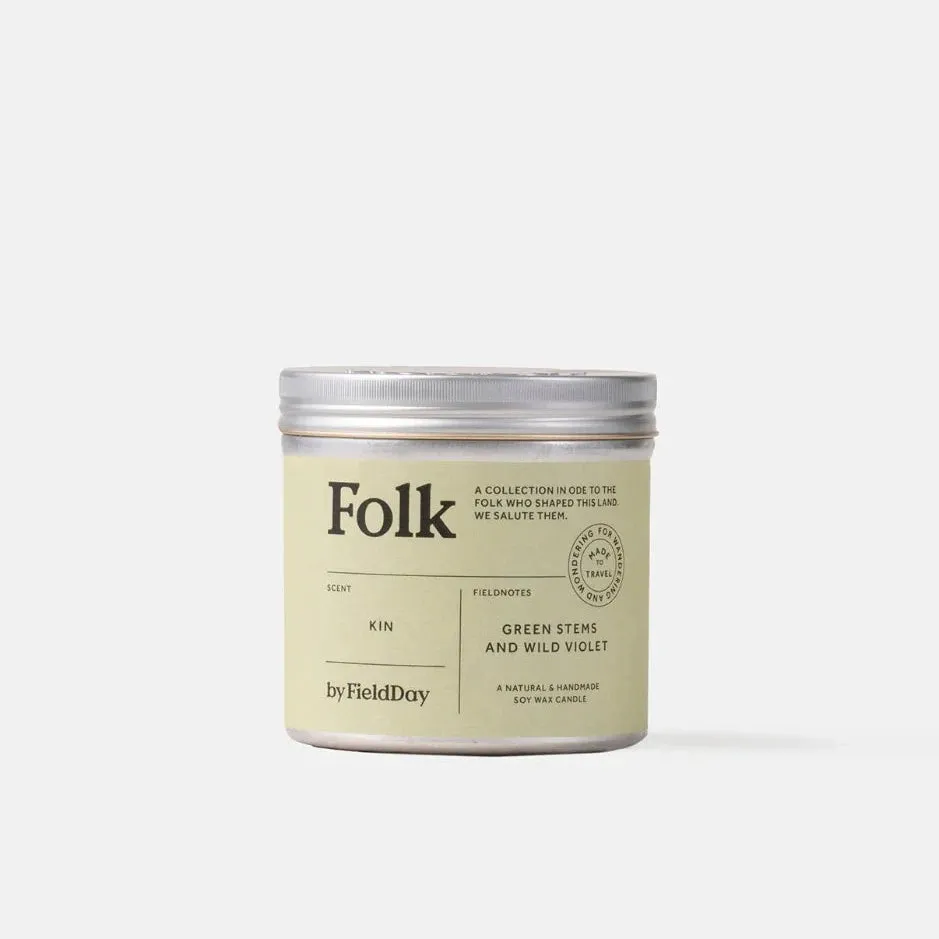 Folk Tin Candle - Kin