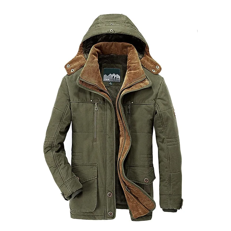 Freizeitjacke Mode Winter Parkas Pelz Trench Dicker Warme Mäntel