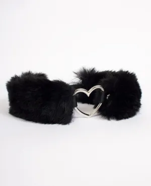 Fur Heart Collar