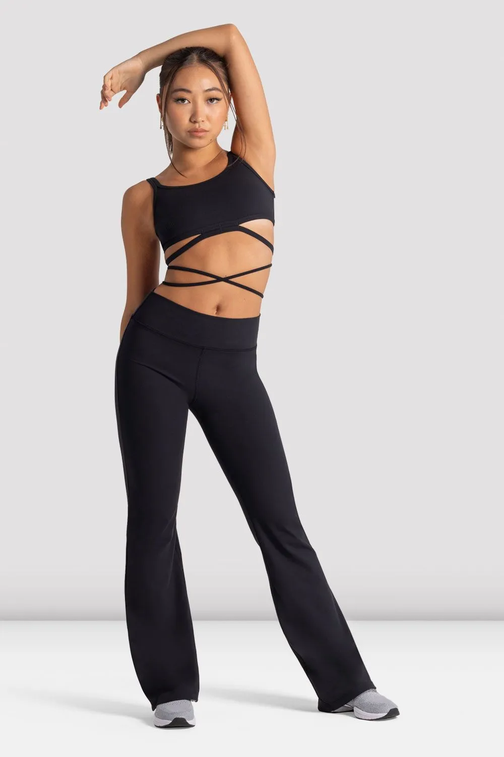 Girls Signature Tie Waist Crop Top