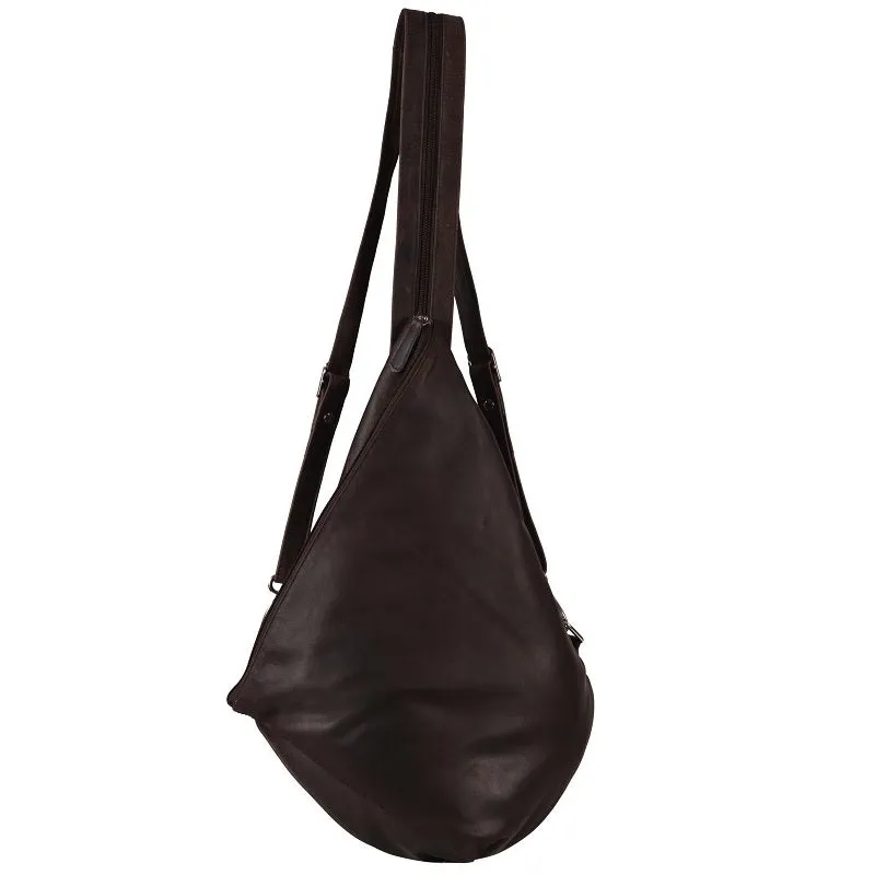 GOP982 ~ Oil Pull Up Leather Backpack