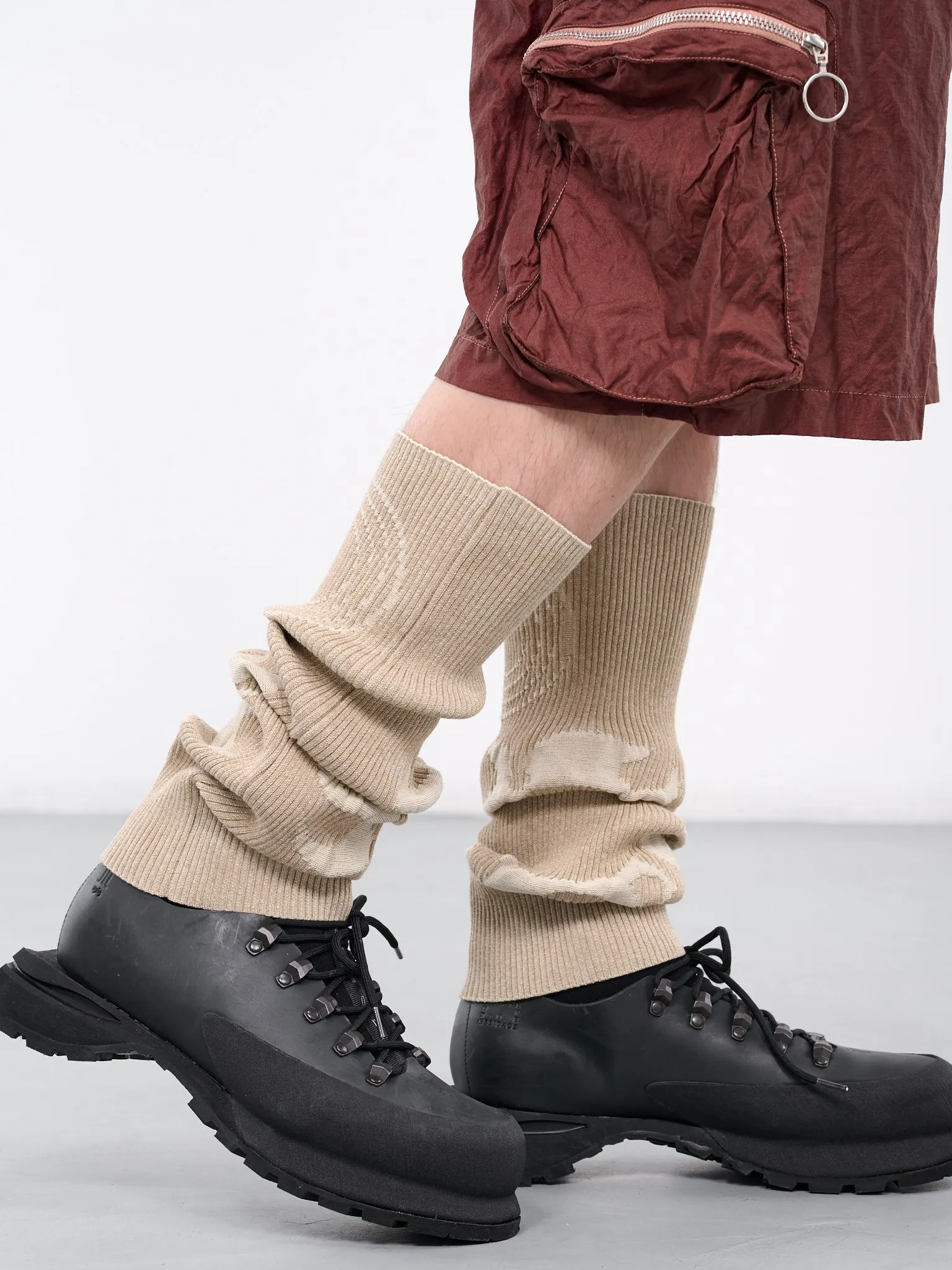 Graphic Leg Warmers (KW-LEGWARM-BEIGE-SAND)