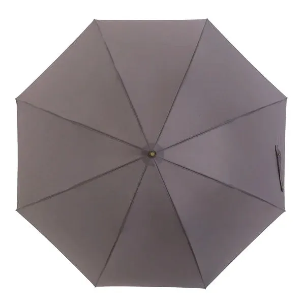 Grey Strong Wooden Umbrella