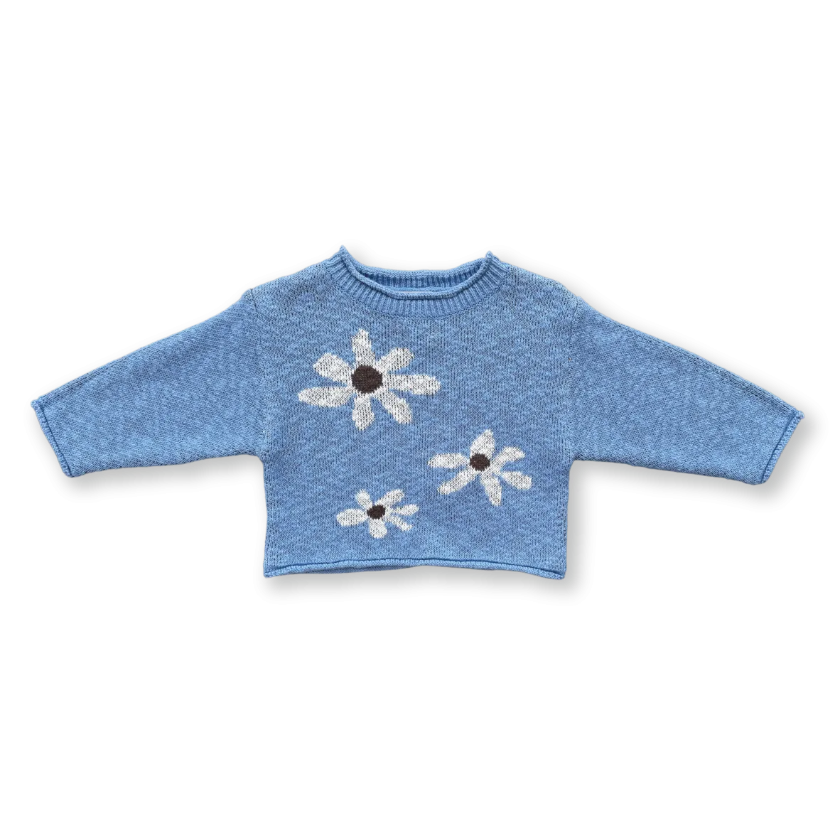 Grown Wild Flower Pull Over - Sky