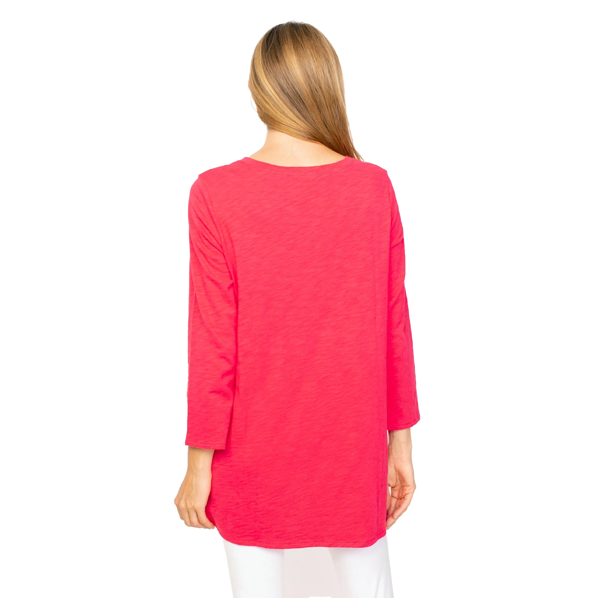 Habitat Peruvian Cotton Pebble V-Neck Tunic- 27637