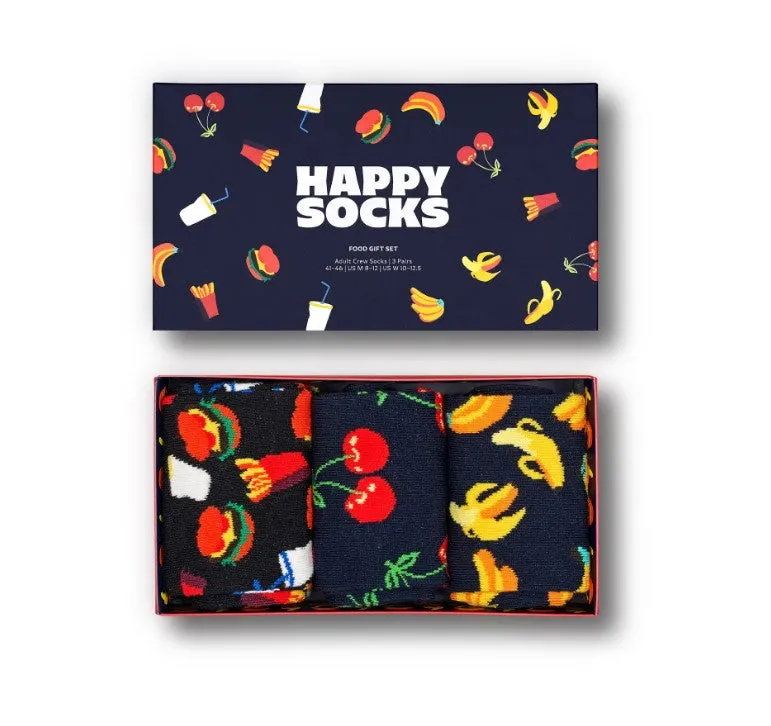 Happy Socks - 3 Pack Food, Gift Set