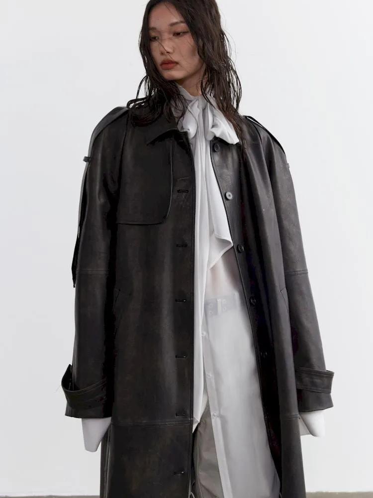 Heavyweight Extra Long Trench Coat【s0000007259】