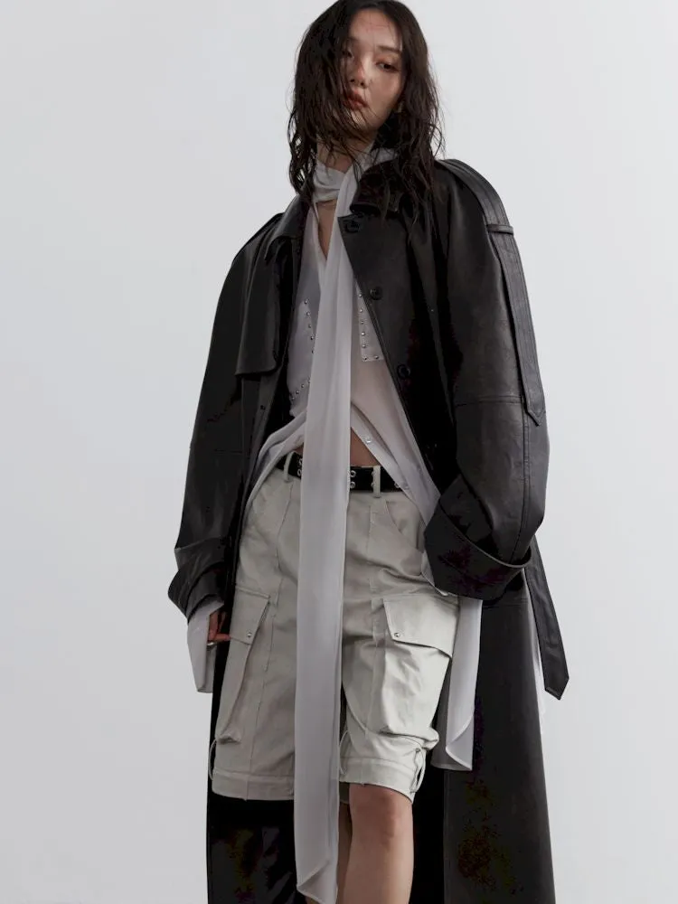 Heavyweight Extra Long Trench Coat【s0000007259】