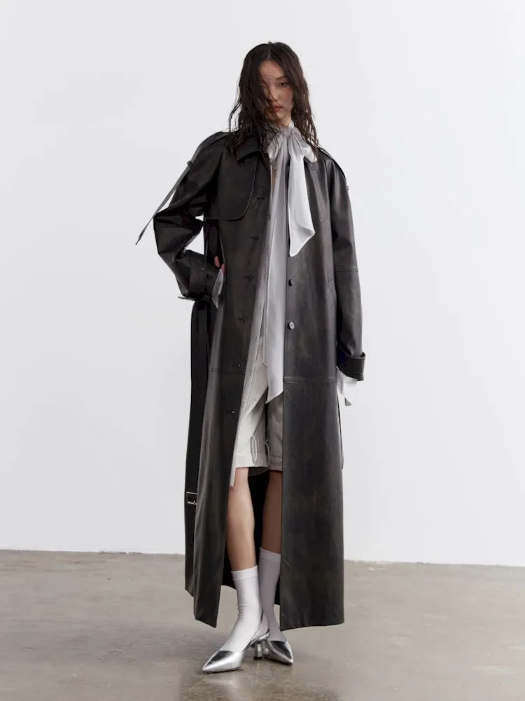 Heavyweight Extra Long Trench Coat【s0000007259】