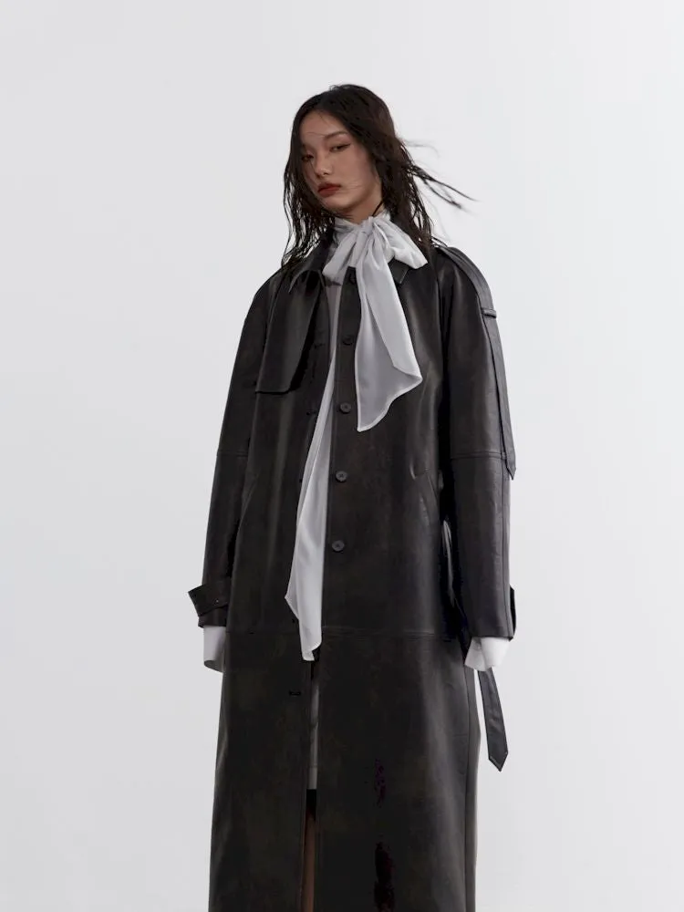 Heavyweight Extra Long Trench Coat【s0000007259】