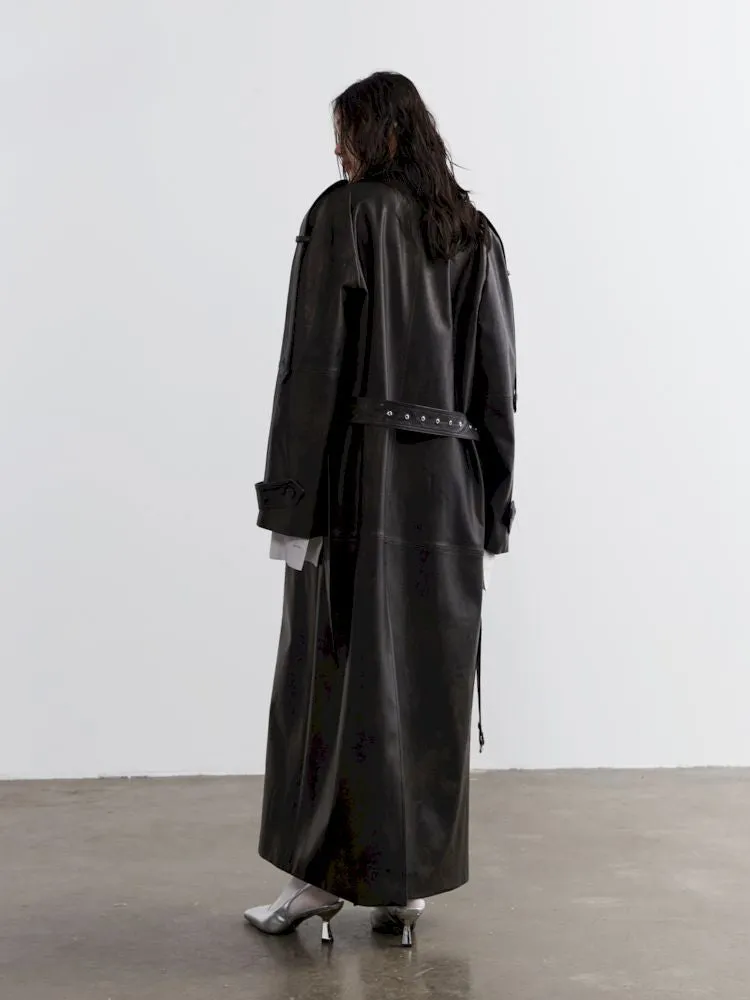 Heavyweight Extra Long Trench Coat【s0000007259】