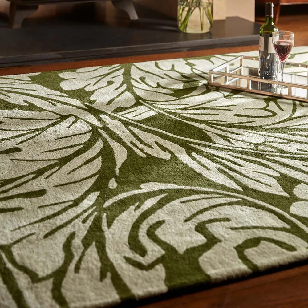 Heritage Floral 2 Rug Moss