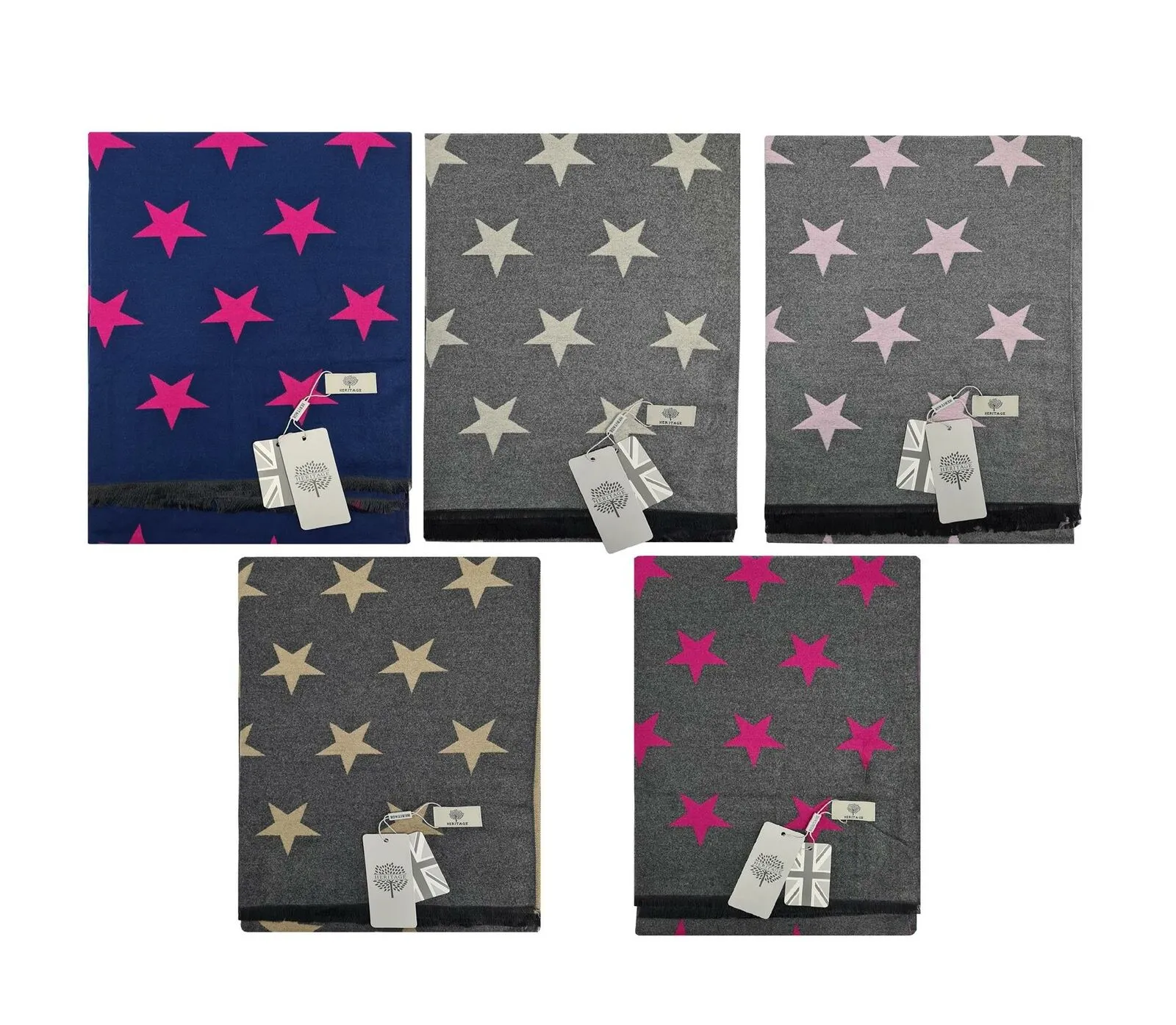 Heritage Ladies Star Luxury Scarf