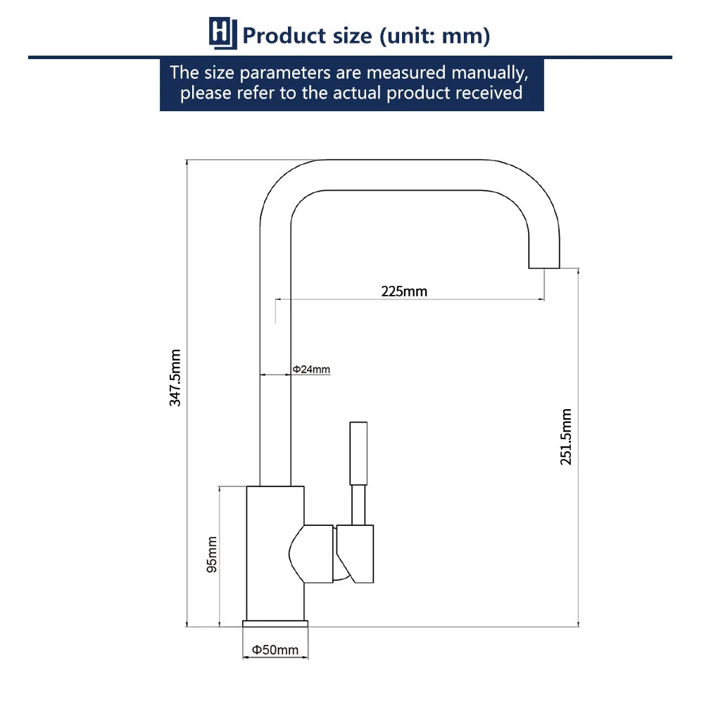 Homelody 360 ° rotatable kitchen faucet sink mixer tap