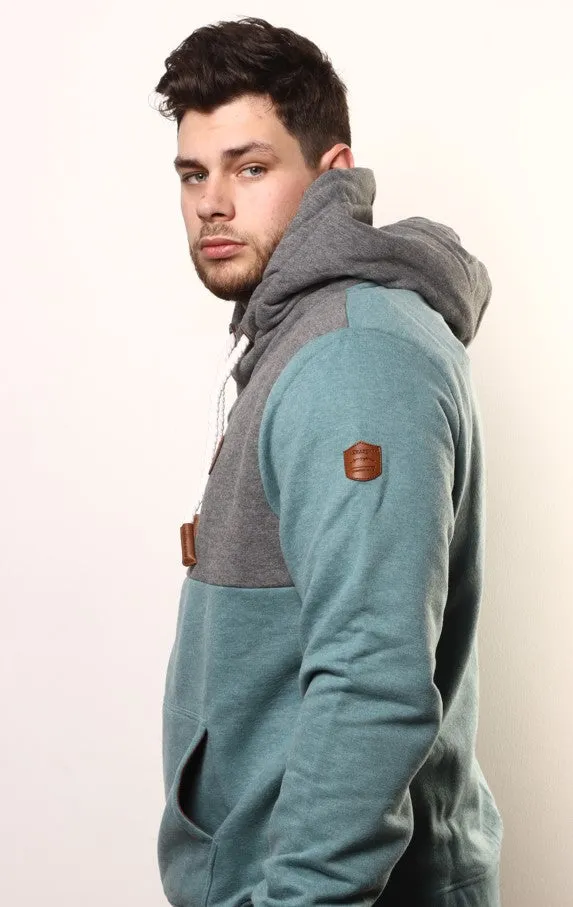 Hudson Stormy Teal Hoodie