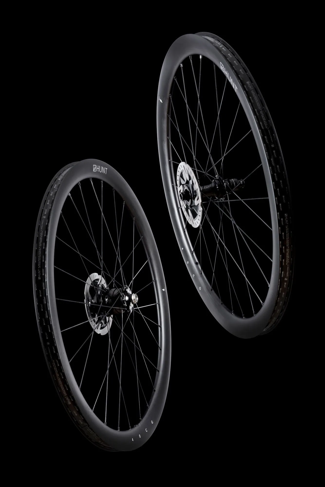 HUNT 40 Carbon Gravel Dynamo Wheelset