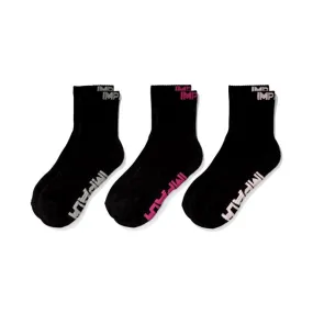 Impala Black Everyday 3 Pack Socks