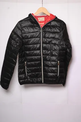 J&H Black Women’s Puffer Jacket - XL