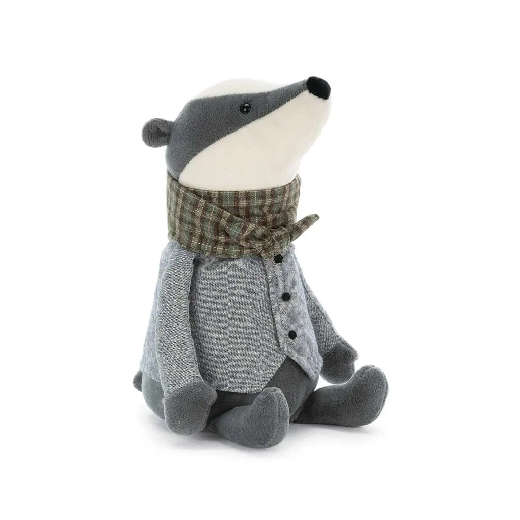 Jellycat Riverside Rambler Badger - Plush for All Ages