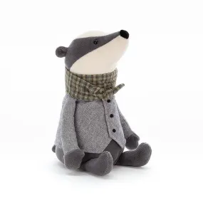 Jellycat Riverside Rambler Badger